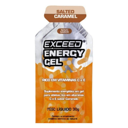Gel Energy - Sabor Salted Caramel - Sachê 30g - Exceed