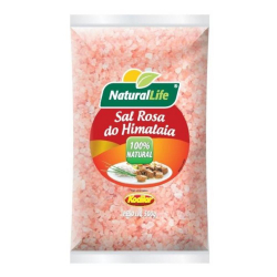 Sal Rosa do Himalaia - Grosso - Pacote 500g - Natural Life